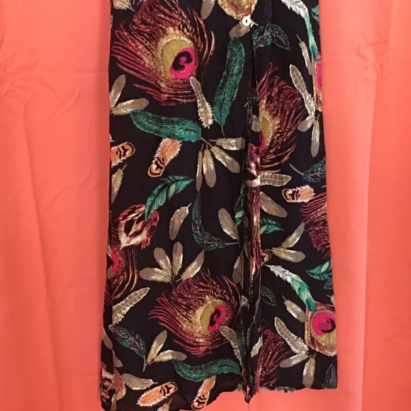 Floral Maxi Dress with Button Detail - Picture 4 of 11